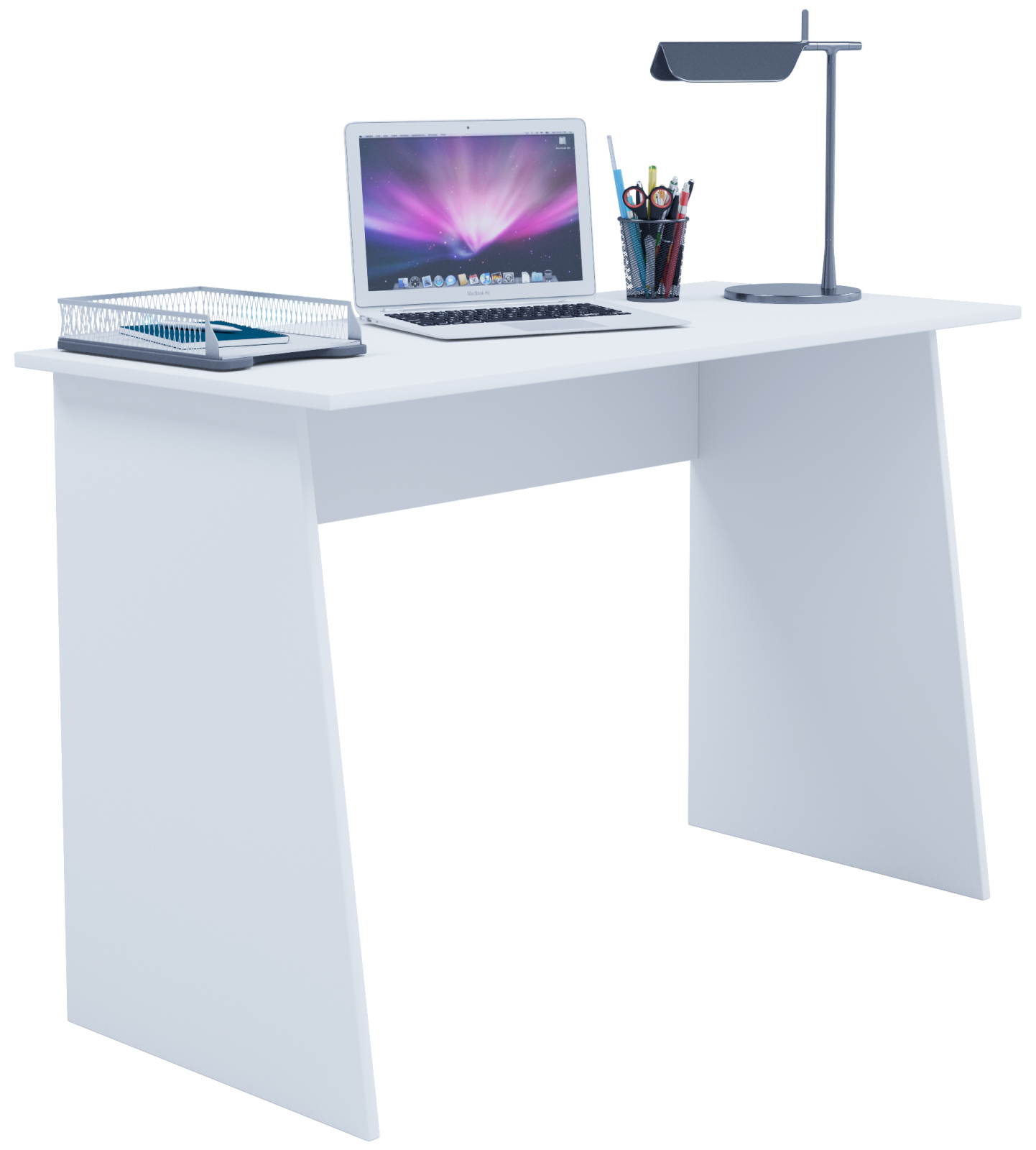 Schreibtisch MASOLA MAXI - weiß - 110 cm