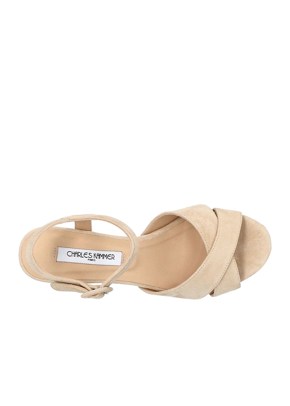 SANDALE LAGARDE VELOURS BEIGE