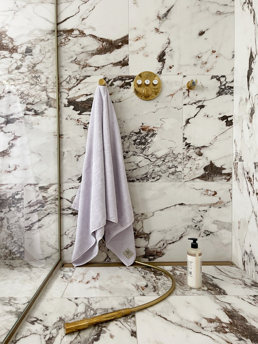 Color Stories  Solid håndklæde - Lavendel Blush