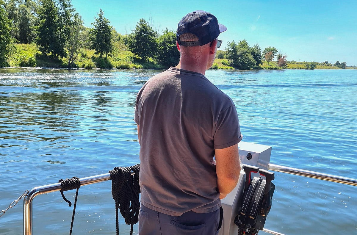 Hausboot Übernachtung auf der Maas für bis zu 4