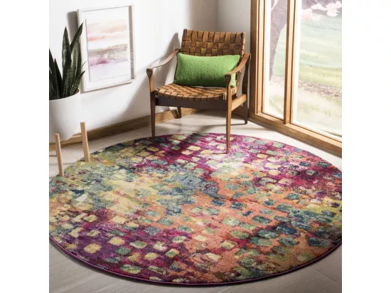 Tapis Pink & Multi 122 X 122 cm - Alec