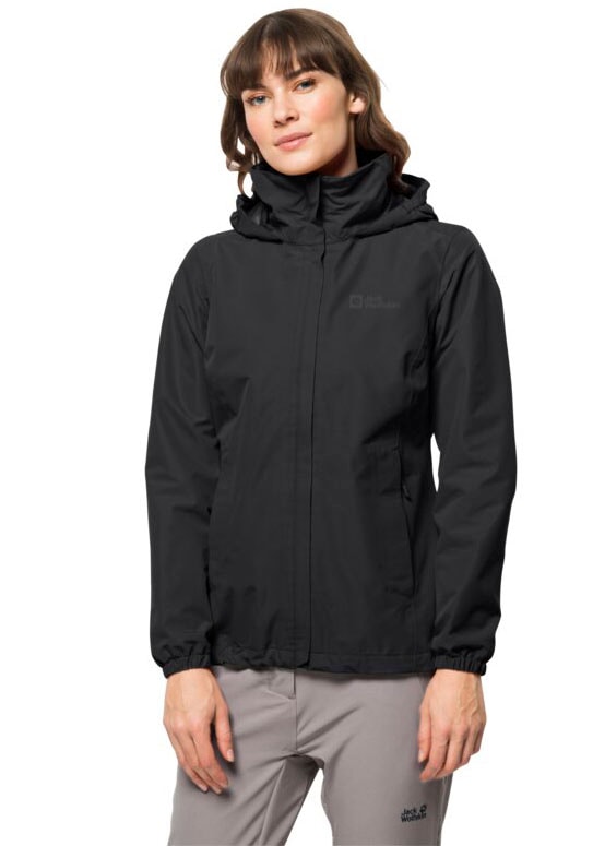 Jack Wolfskin Funktionsjacke »STORMY POINT 2L JKT W« mit Kapuze Wasserdicht, winddicht, Übergangsjacke