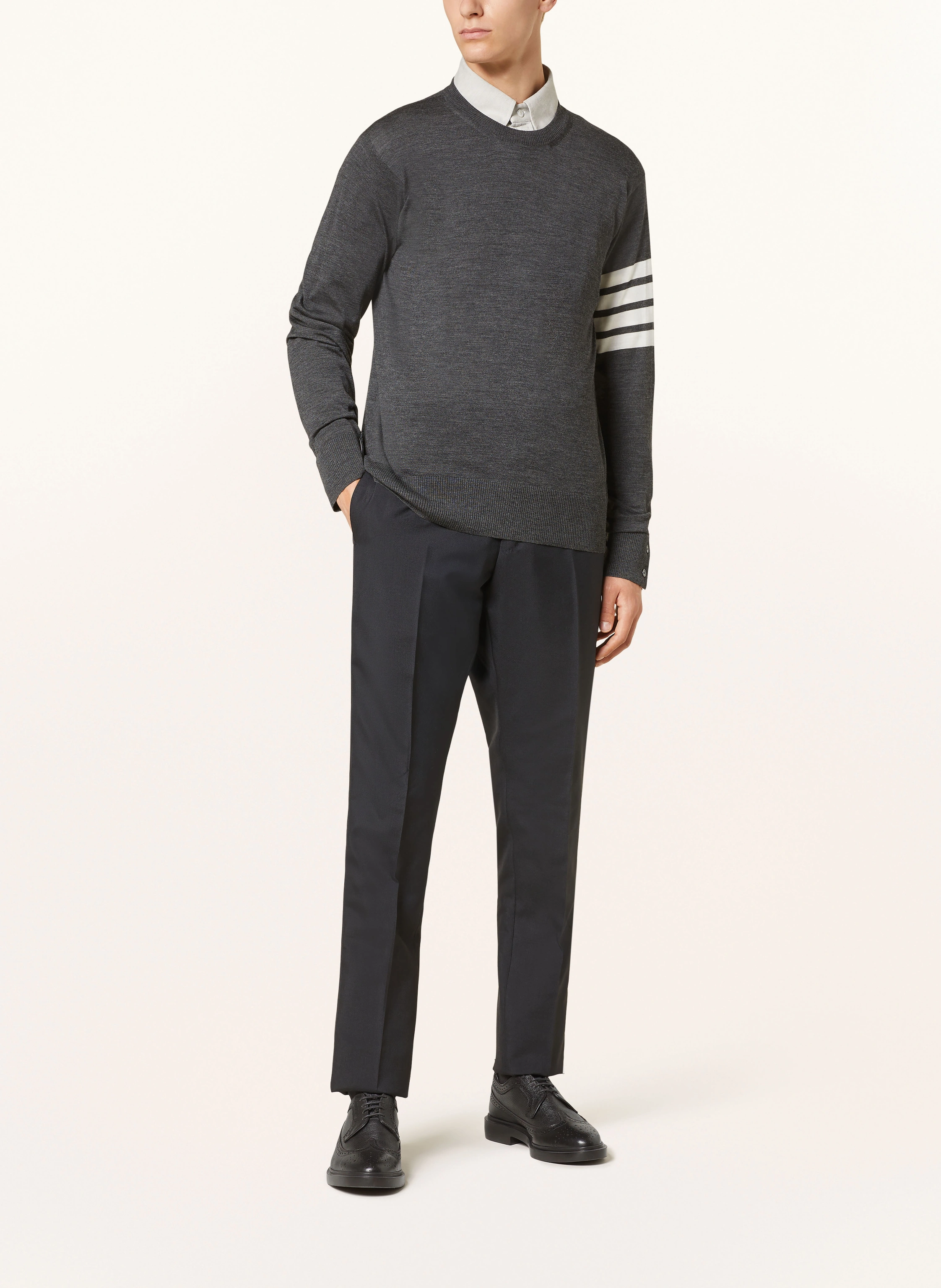 THOM BROWNE. Anzughose Slim Fit
