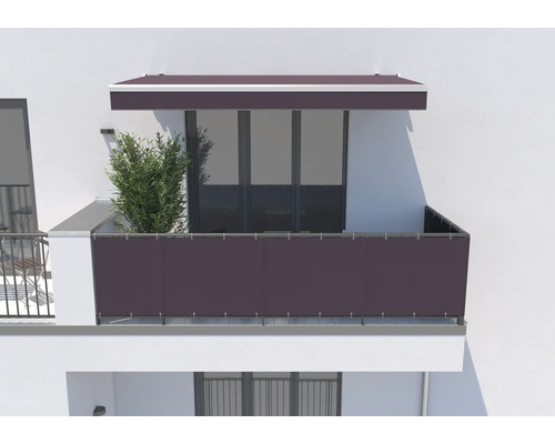 SOLUNA balkonbekleding H:75 cm stof design S2119 (per meter verkocht)