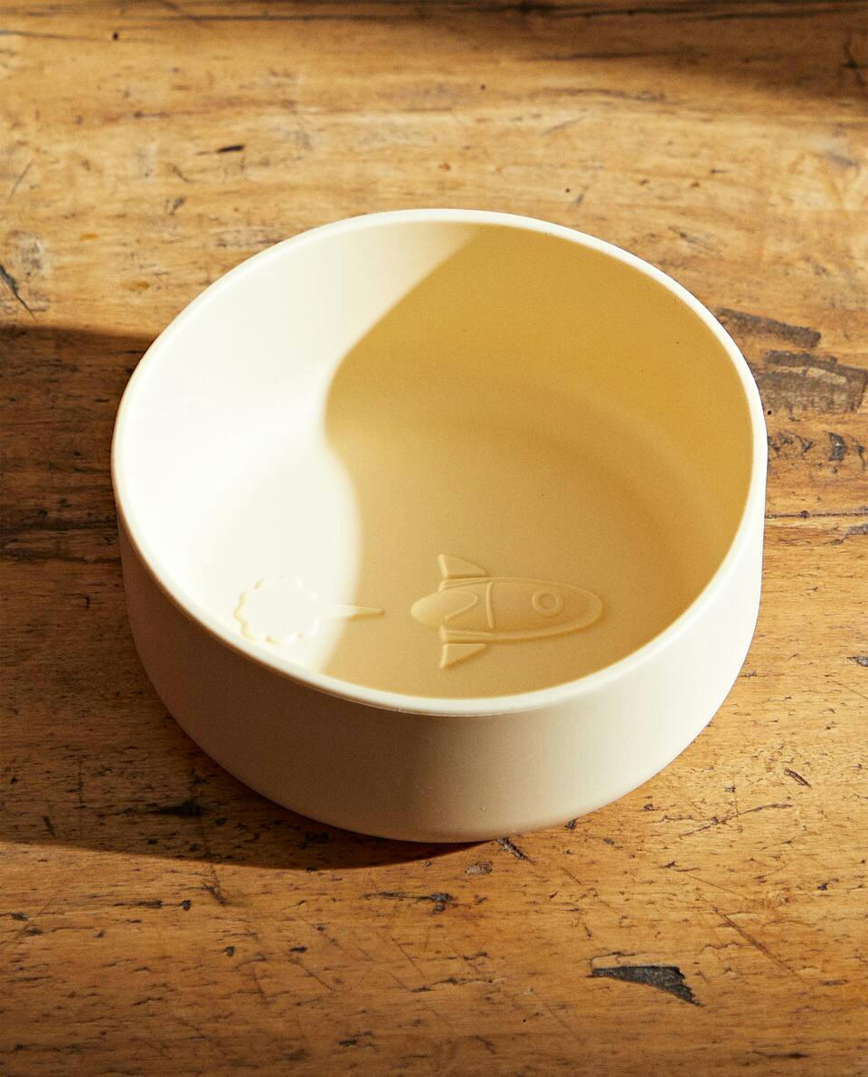 TIGELA DE SILICONE COM FOGUETES