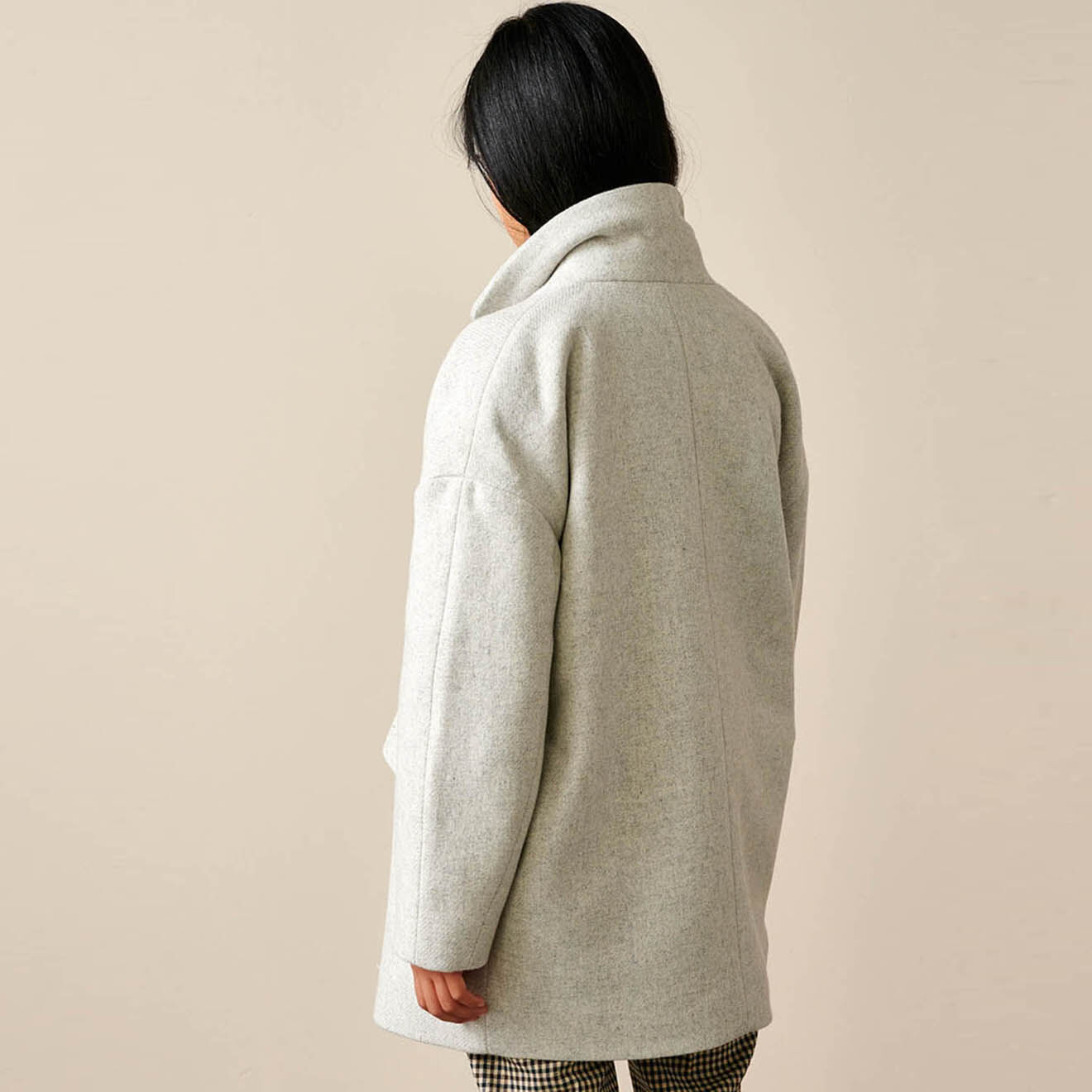 Bellerose Manteau croisé en Laine mélangée Sybil gris clair