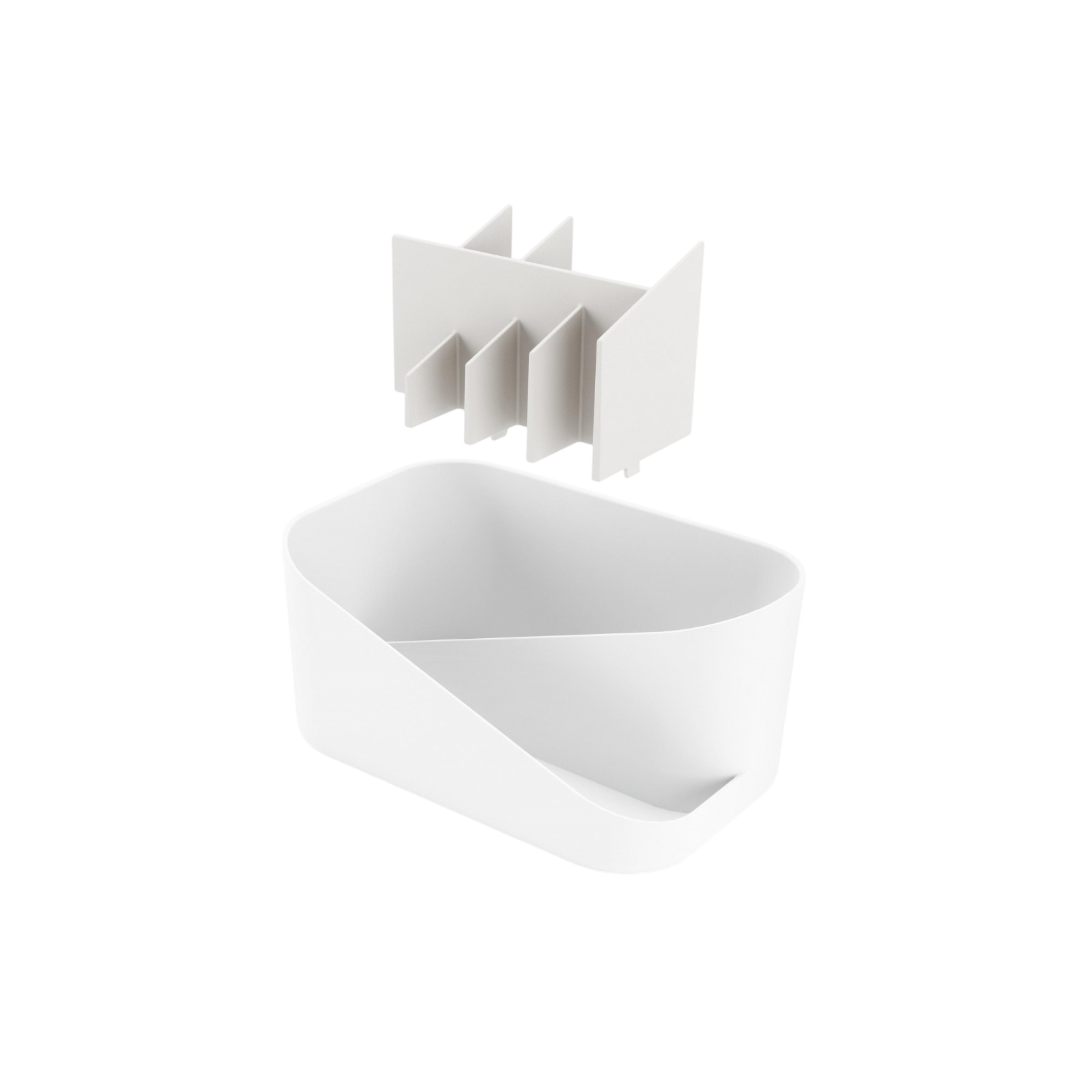 Bad-Utensilienhalter Glam, Weiss