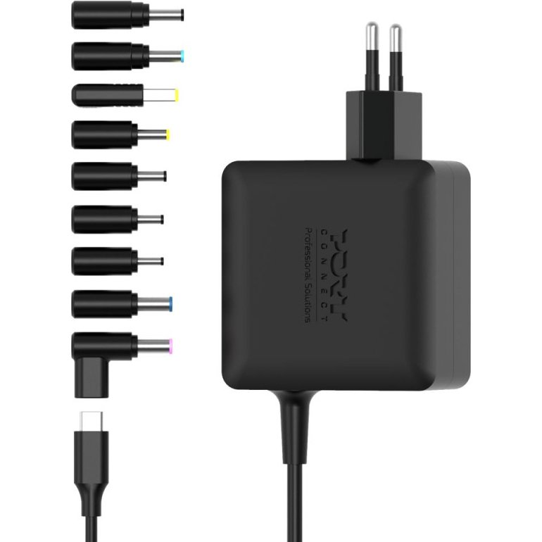Port Designs 904065UWUK adaptateur de puissance & onduleur Intérieure 65 W Noir