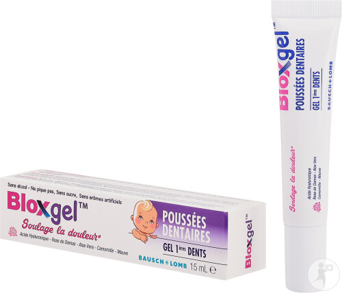 Bloxgel Gel Premières Dents Poussées Dentaires Tube 15ml