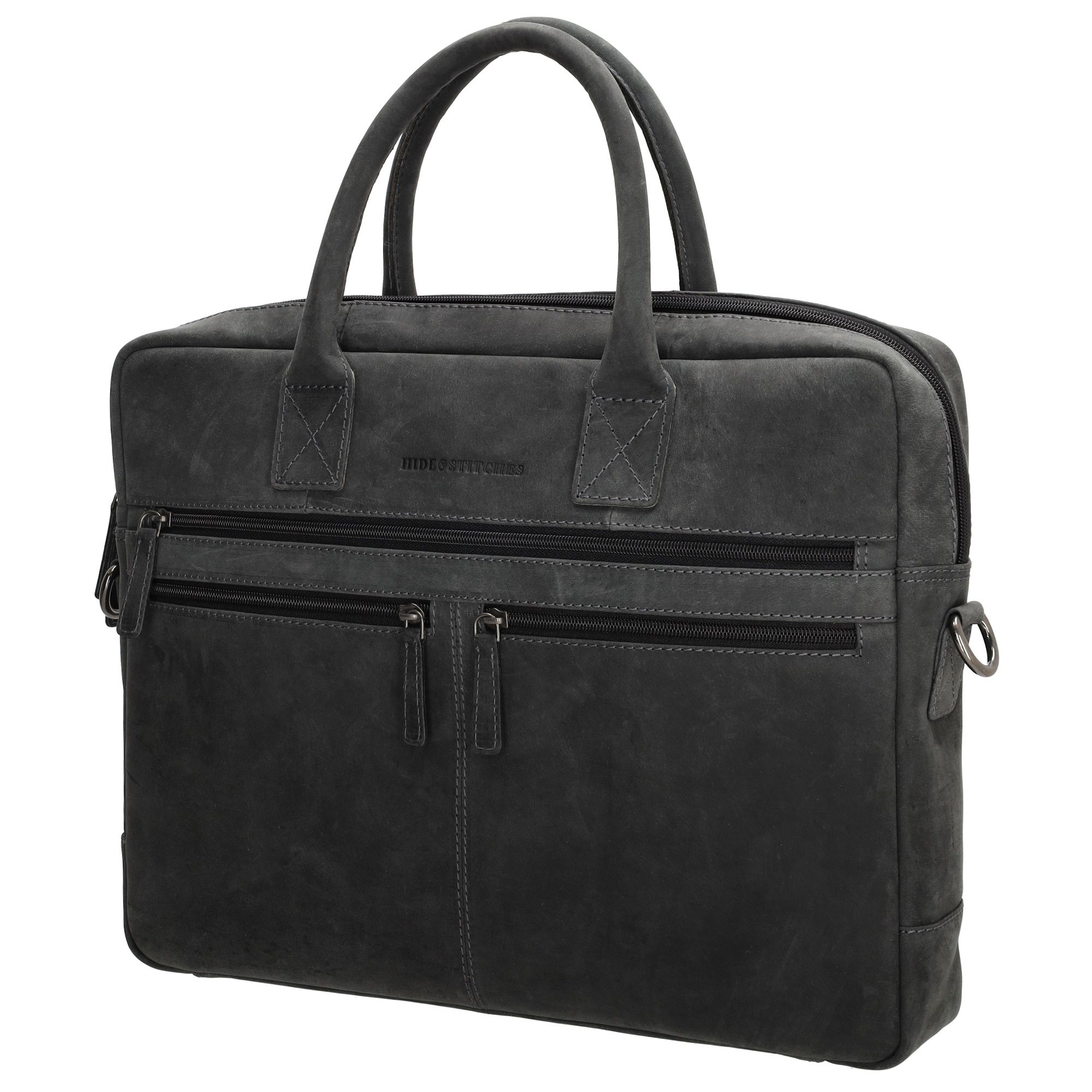Hide & Stitches Idaho Laptoptas 15,6 inch Zwart