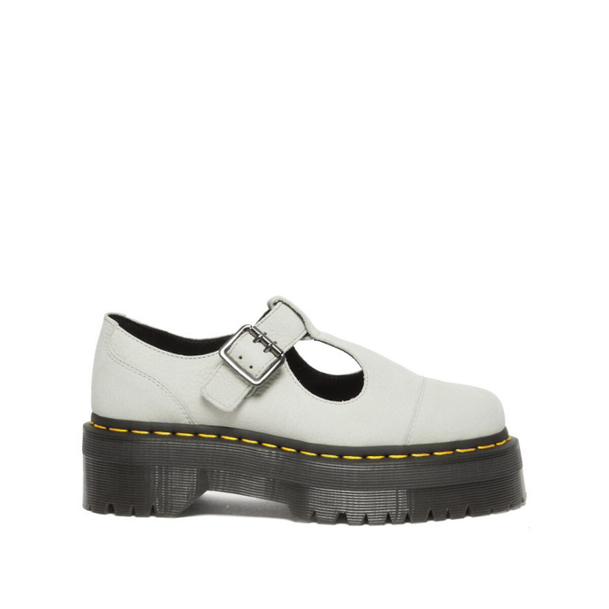 DR. MARTENS<br>Derby's conheceu platformzool Bethan olha com desdém Nubuck Desgastado