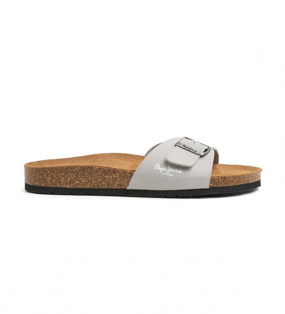 Sandálias Pepe Jeans Bio Single Champion cinza