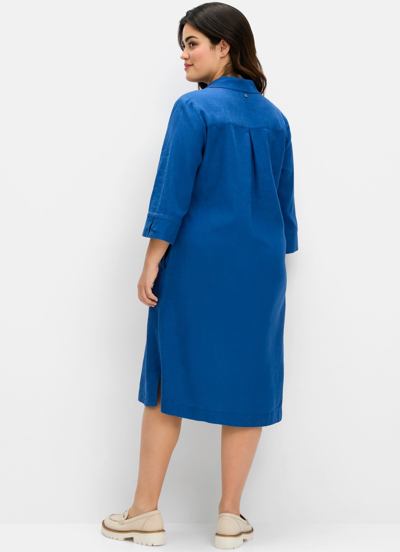 Sheego Sommerkleid »Blusenkleid« Eingrifftaschen