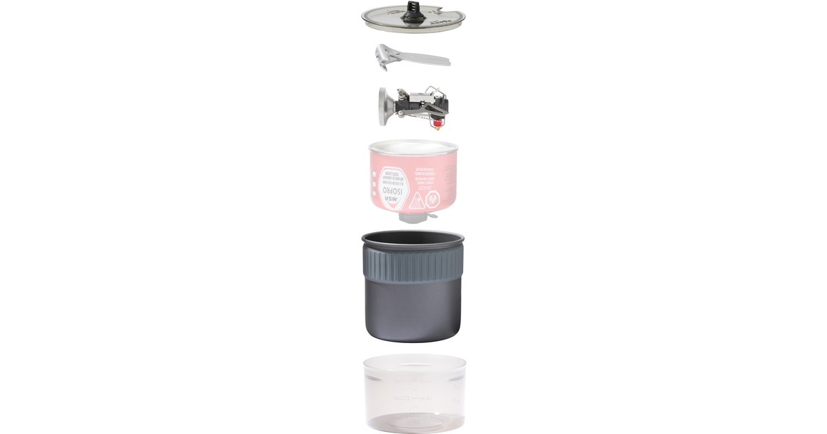 MSRPocketRocket Deluxe Stove Kit gaskooktoestel  (Grijs)