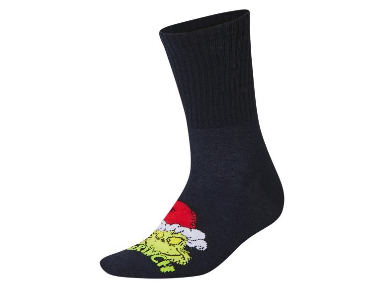 3 Paar kerstsokken The Grinch