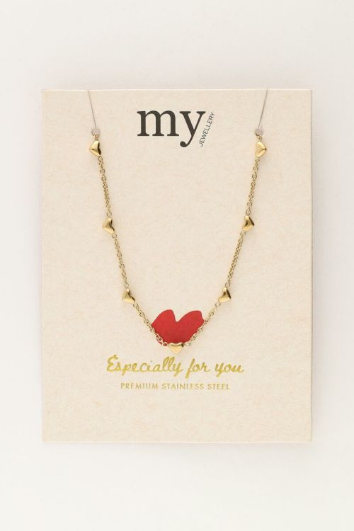 Ketting met kleine hartjes