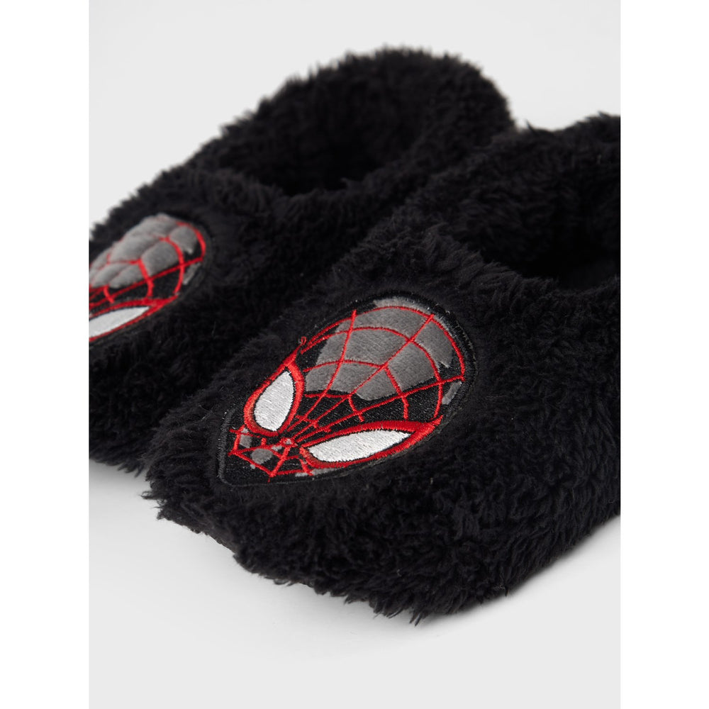 Køb Name It Black Nimb Spiderman Slippers | Luksusbaby