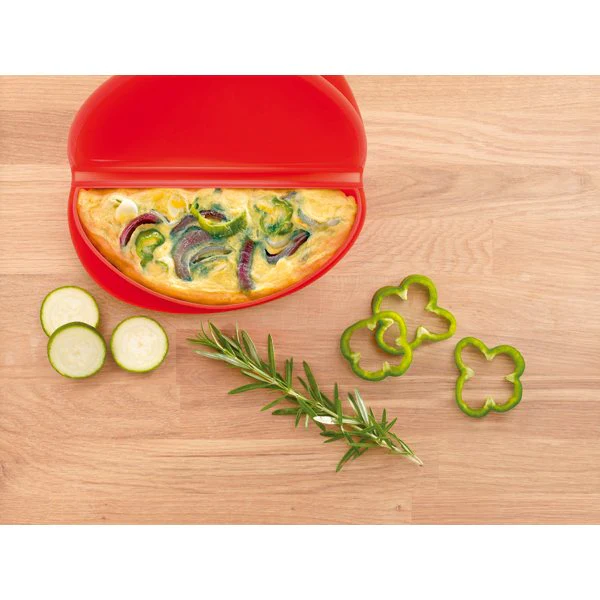 Cuit-omelette micro-ondes en silicone Lékué