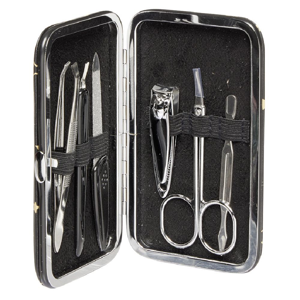 Set manucure 6 pièces Spring fleuri, gris