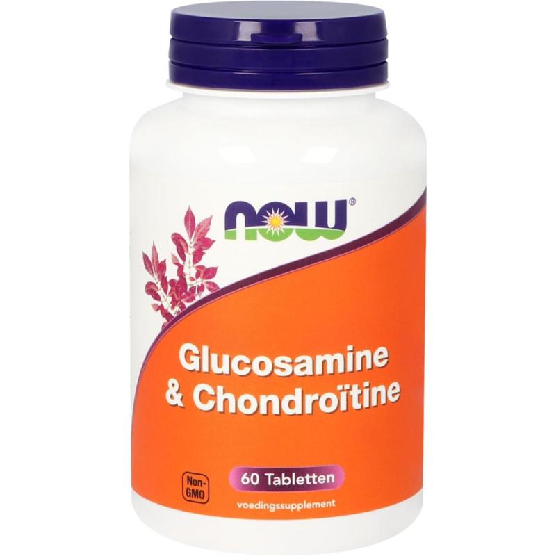 Now Glucosamine & Chondroïtine 60 tabletten