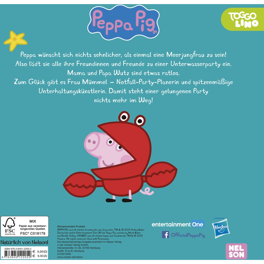 Carlsen Peppa Pig: Peppa: Peppa als Meerjungfrau