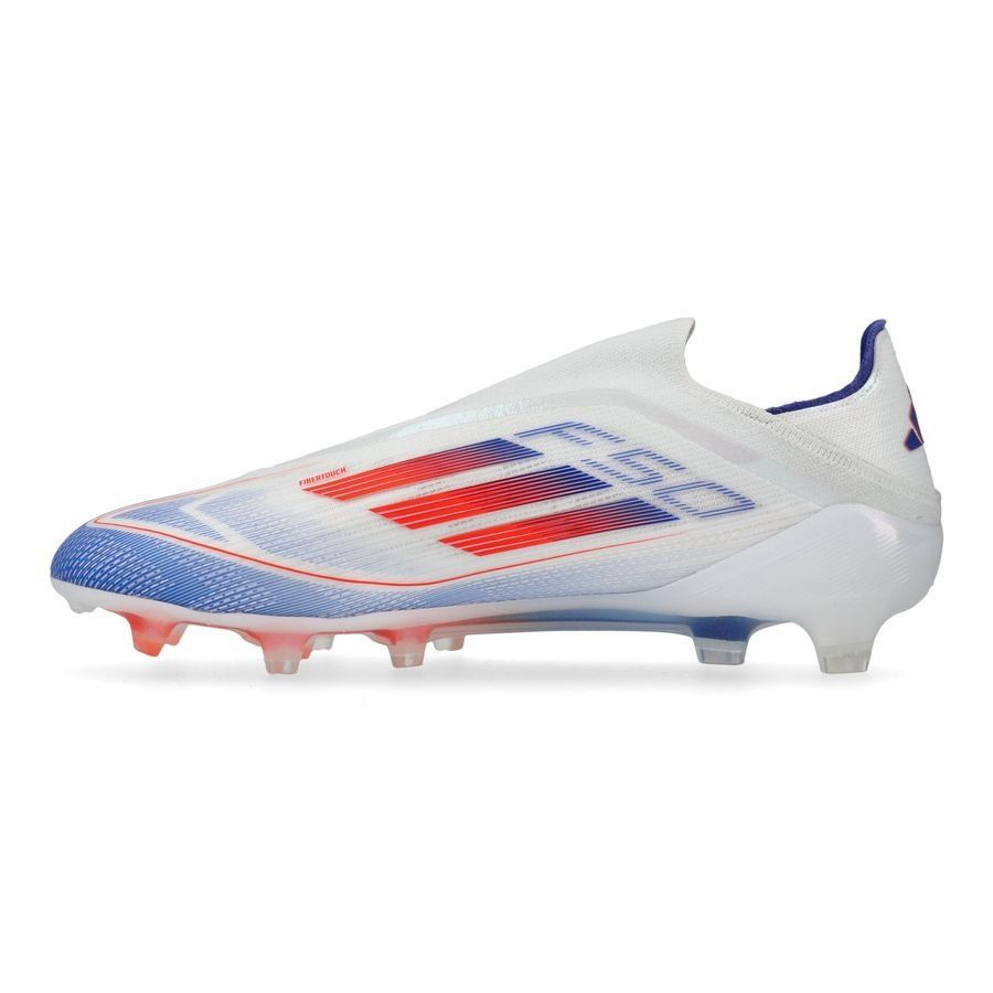 adidas F50 Elite Laceless FG Advancement - Blanc/Rouge/Bleu