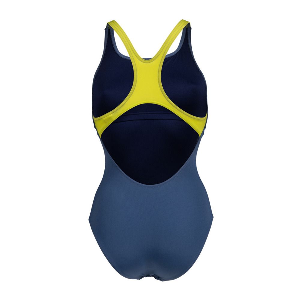 Arena NEW GRAPHIC SWIM PRO B - Maillot de bain 1 pièce Femme grey blue/soft green