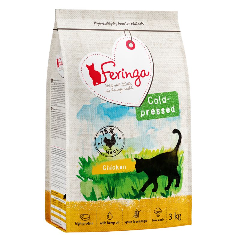 Feringa Adult Croquettes pressées à froid poulet pour chat
