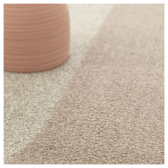 Tapis intérieur géométrique - milano vintage - marron et beige - 160 x 230 cm