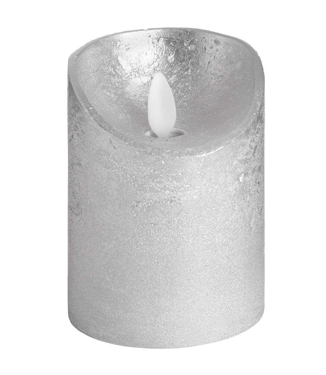 Hill Interiors - Bougie électrique FLICKERING FLAME (Argenté) (20,32 cm x 7,62 cm) - UTHI2360