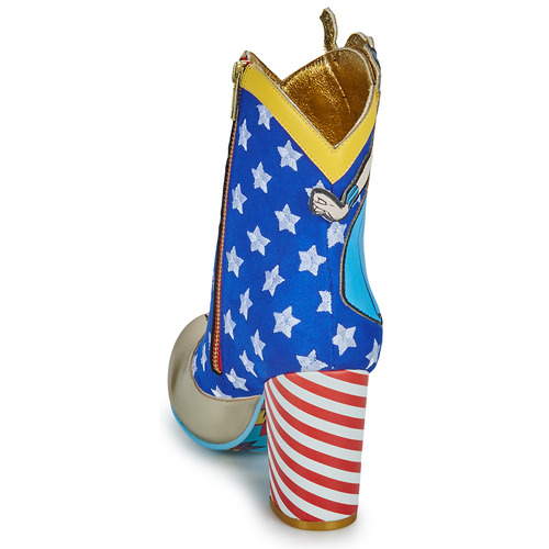 Irregular Choice - STRONGER TOGETHER - Bleu / Rouge / Doré