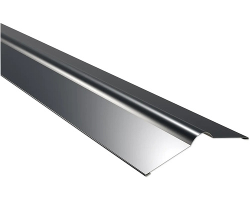 PRECIT platdaknok voor trapeziumplaat W20 antracietgrijs RAL 7016 1000 mm x 140 mm x 140 mm
