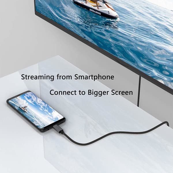 INF USB-C til HDMI-kabel 4K - 2 meter