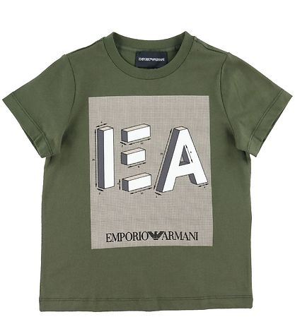 Emporio Armani T-shirts - 2-pak - Sort/Army Grøn