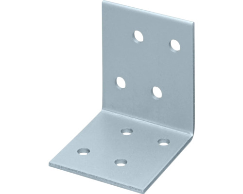 Hoekbeugels 40 x 40 x 40 mm, sendzimir verzinkt, 25 stuks