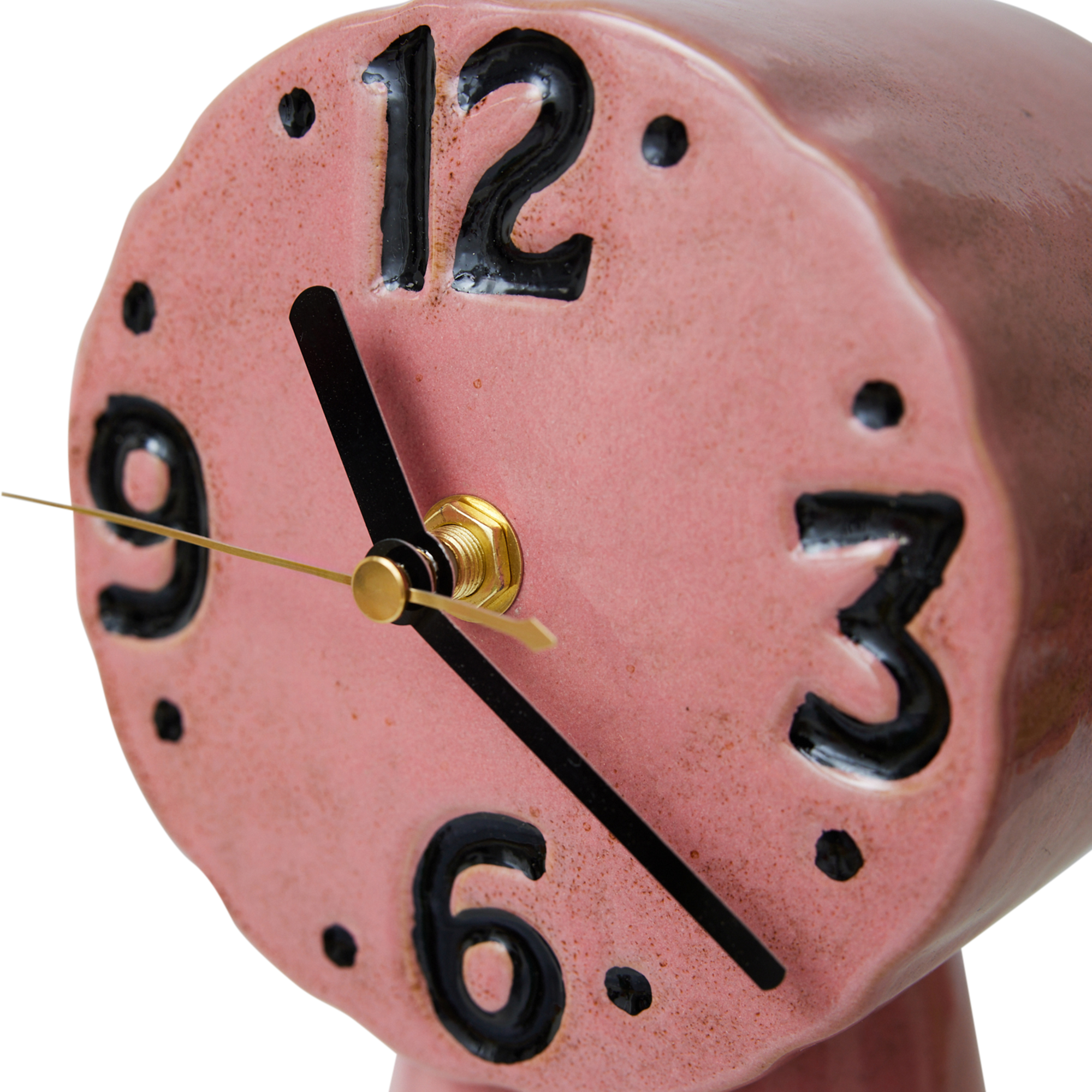 Klok Retro Ceramic pink