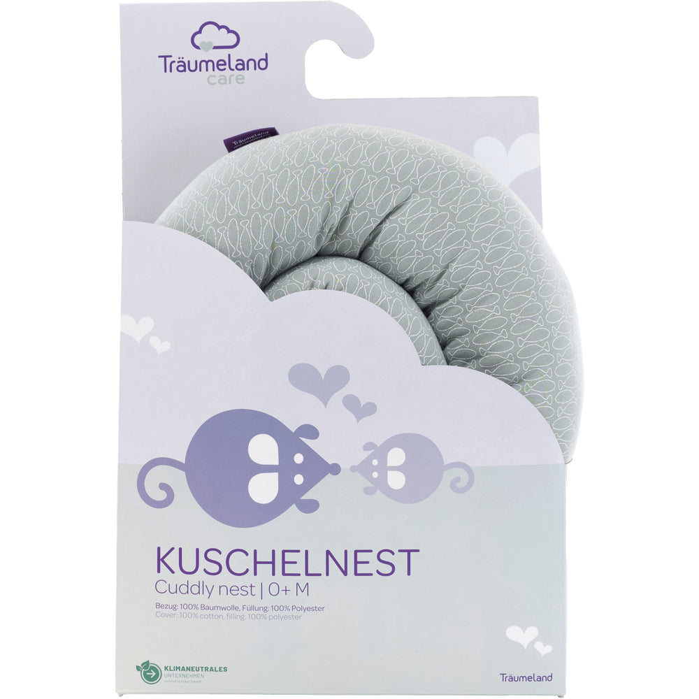 Køb Träumeland Mint Cuddly Nest Fish Mint