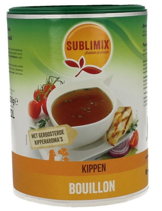 Sublimix Glutenvrij kippenbouillon 500gr