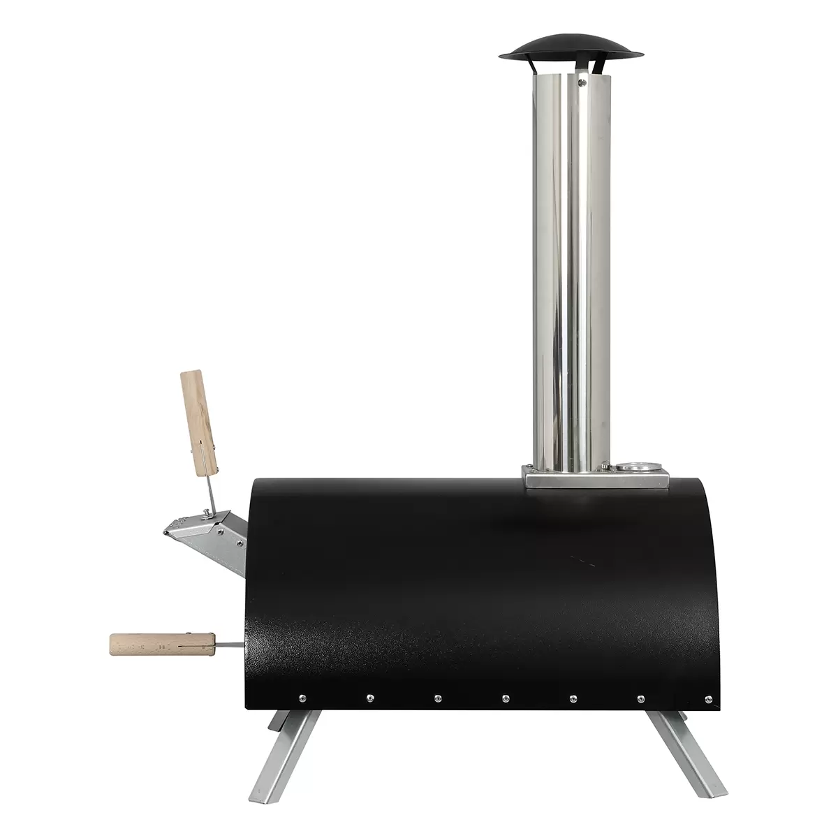 Pizzaofen DADA BBQ Dragon schwarz,silber