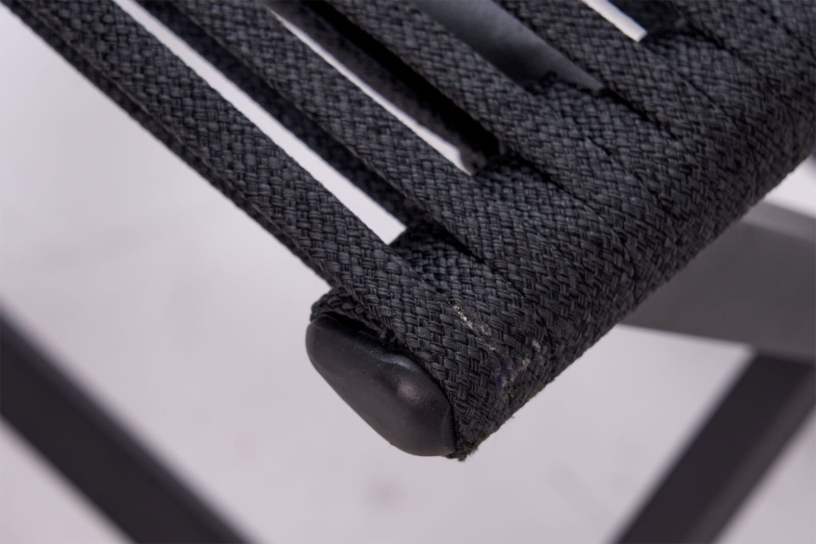 Garden FLAIR Fußhocker Outdoor LEIF schwarz /Rope