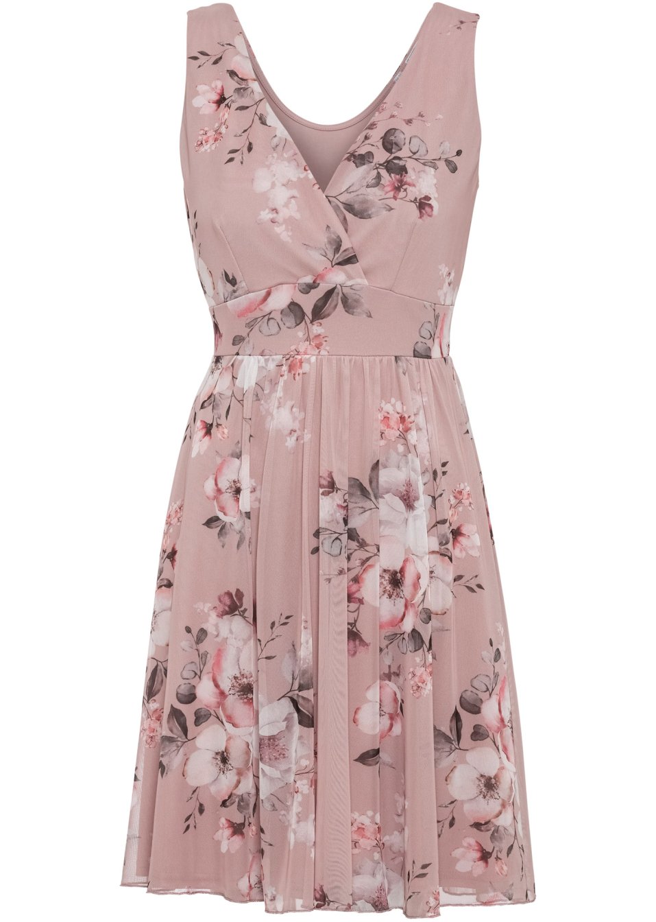 Robe avec mesh imprimé