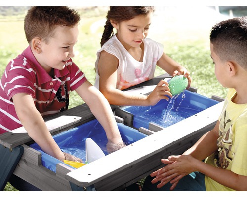 Kinderpicknicktafel AXI Nick, hout, antraciet