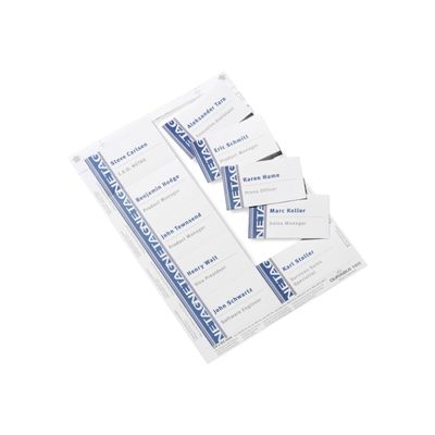 Durable - 200 Cartes prédécoupées pour badges 54 x 90 mm
