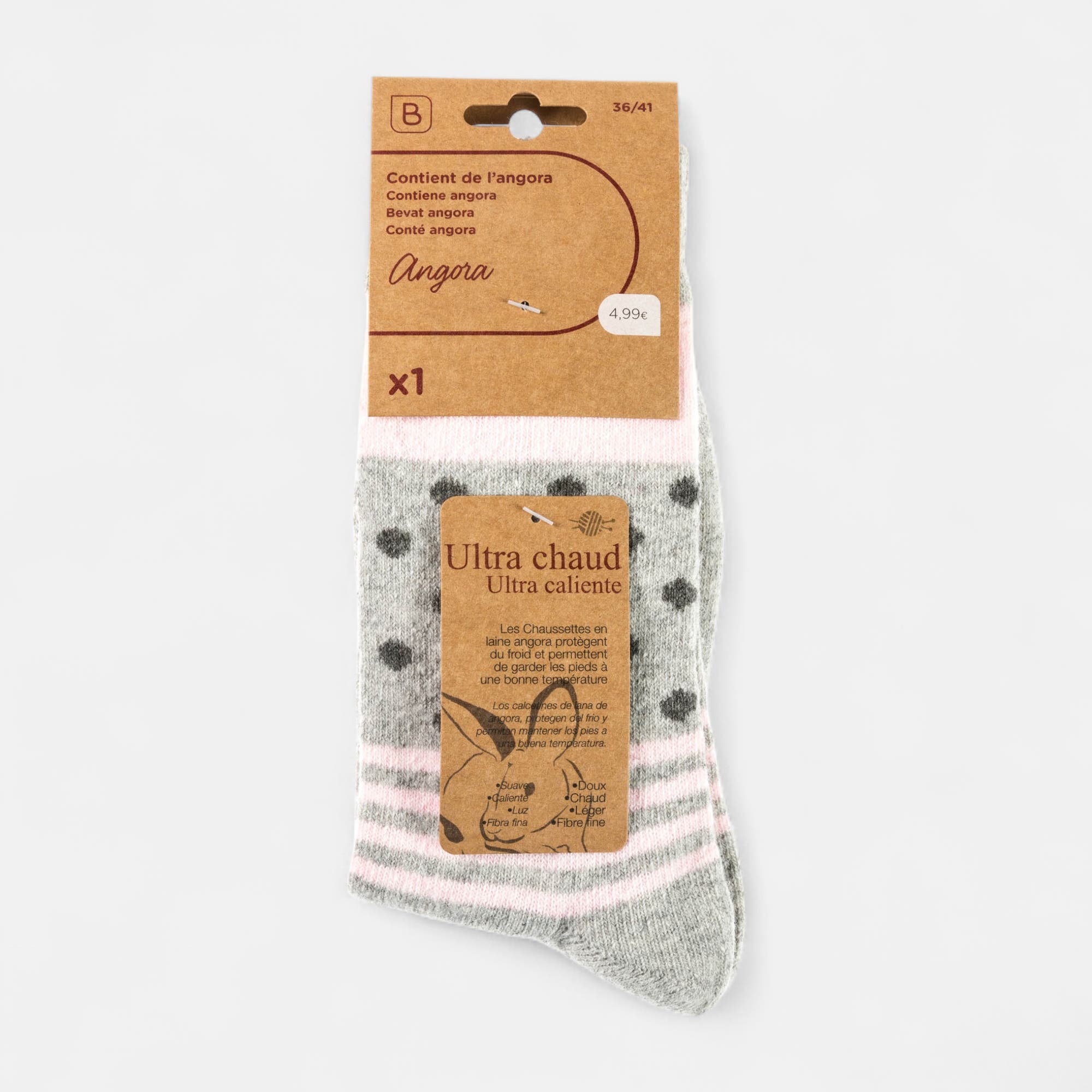 Chaussettes Femme gris