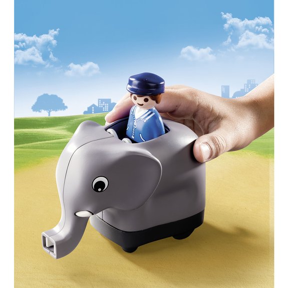 Train des animaux Playmobil 1.2.3 70405