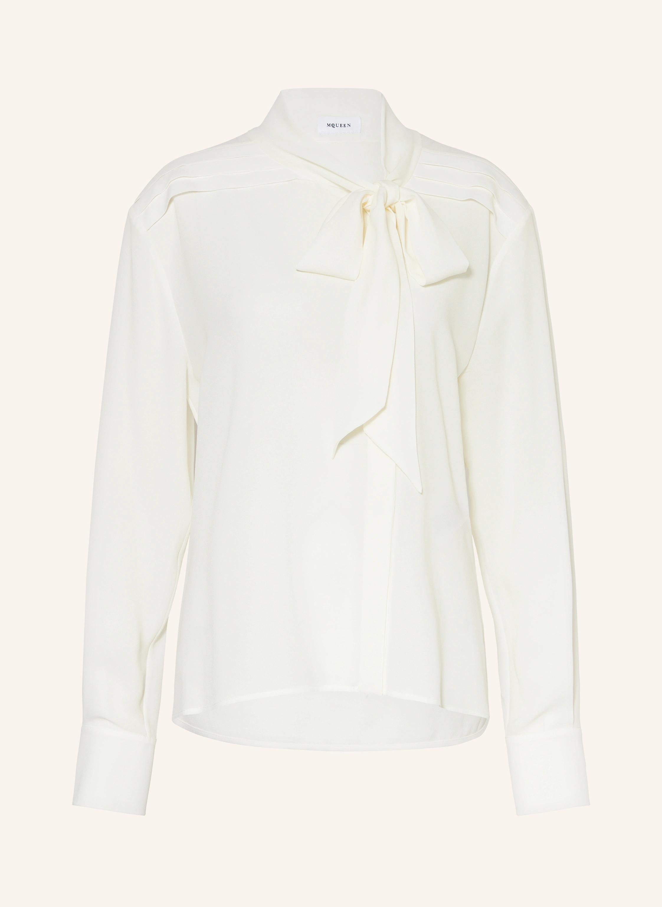 Alexander McQUEEN Seidenbluse mit Schluppe