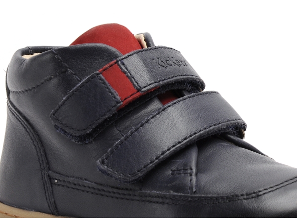 Kickers boots bottine enfant tractok bleu