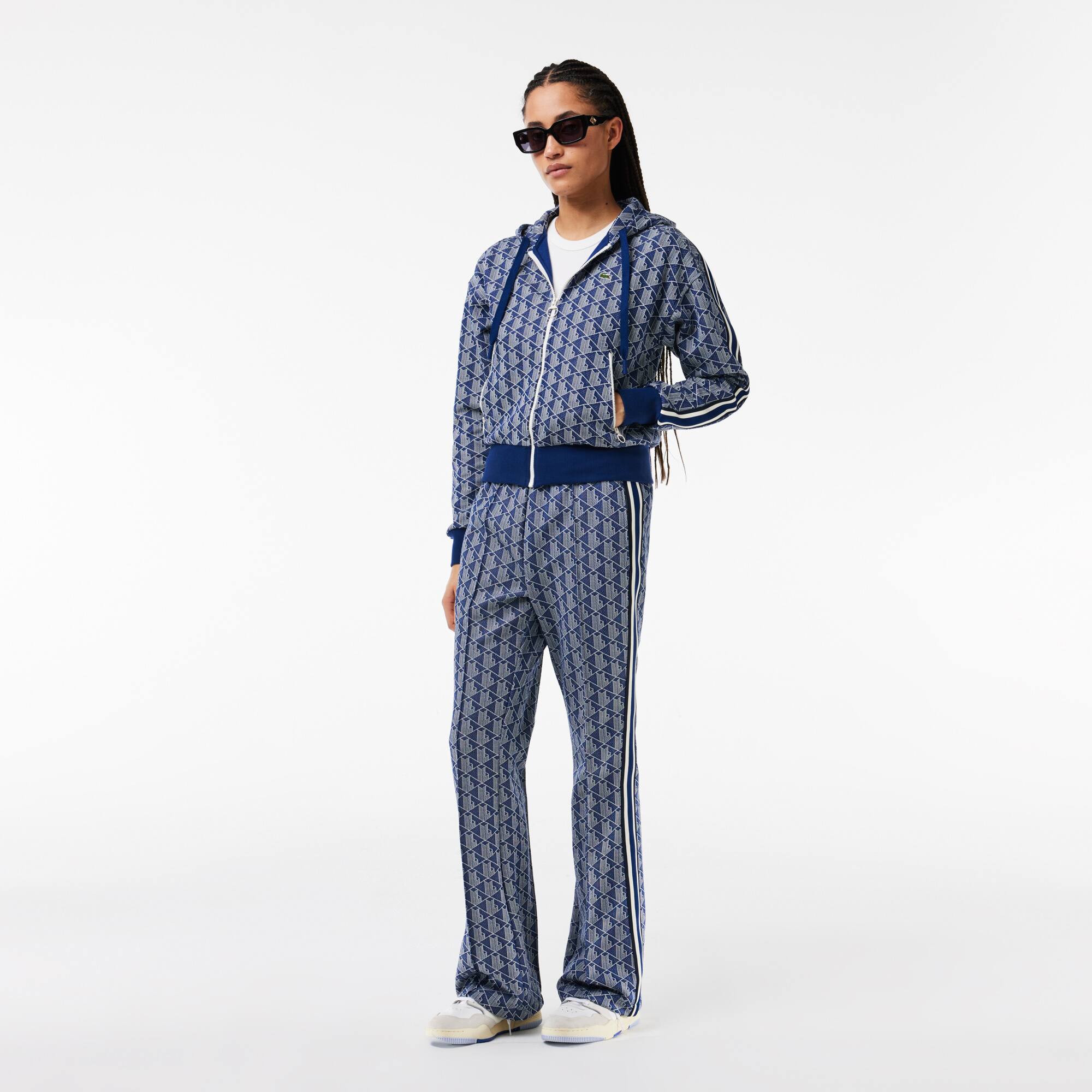 Damen LACOSTE trainingshose mit Monogramm-Aufdruck Traningshosen - Blau - Lacoste - Damen