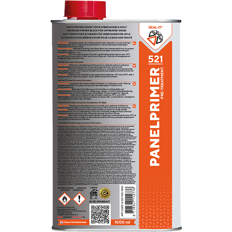 Seal-it 521 PANELPRIMER 1L zwart