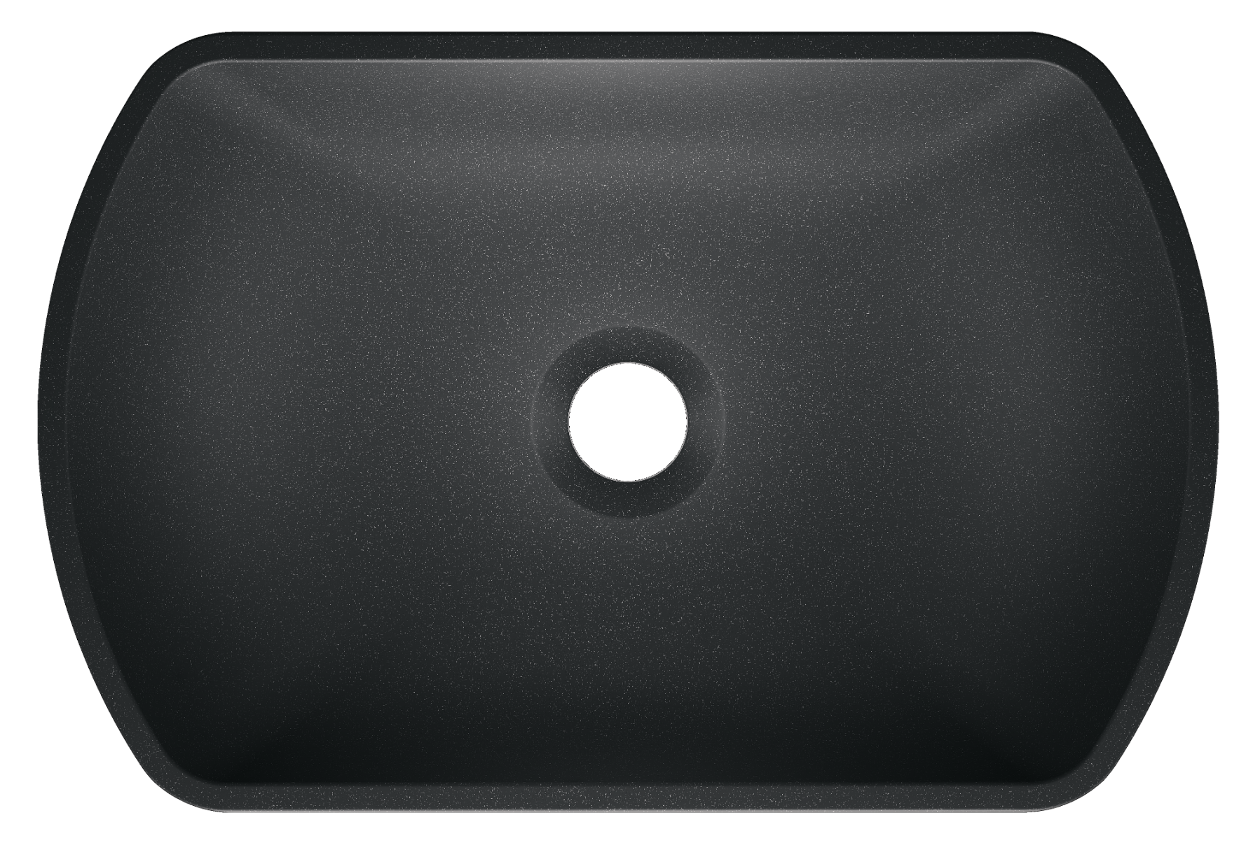 Kerra Maun wastafel 45x30x12cm zwart